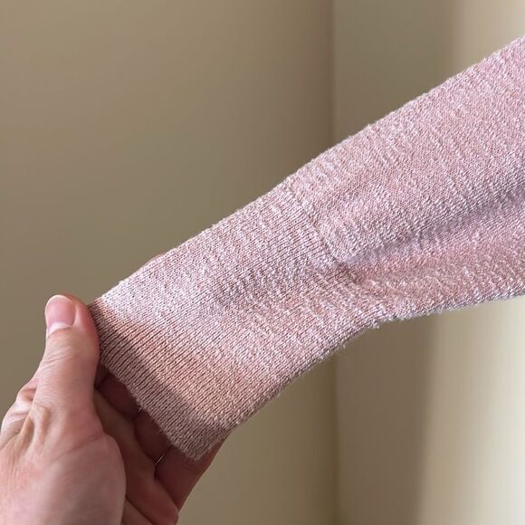 MADEWELL Mock Neck Raglan Sleeve Sweatshirt In Wisteria Dove XS - Picture 5 of 8